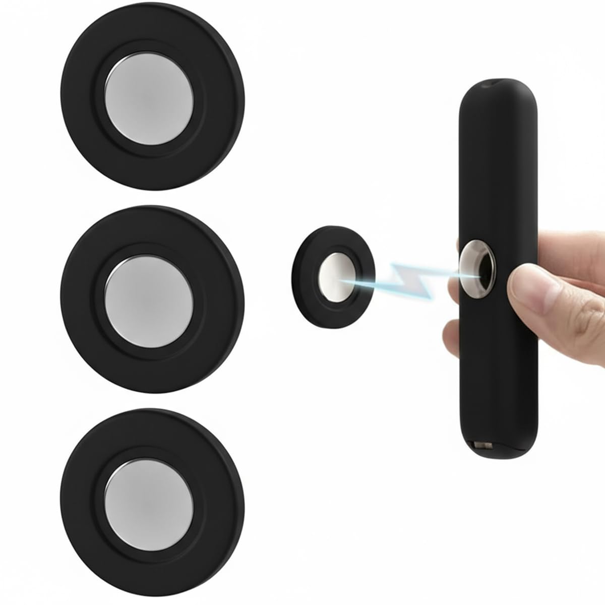 Jurqqer Fernbedienung Halterung Wand – Magnetischer Fernbedienungshalter (3 Stück) mit superstarkem Magnethalter