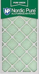 Nordic Pure 14x20x1PureGreen+C-6 Plus Carbon AC Furnace Air Filters, 6-Piece