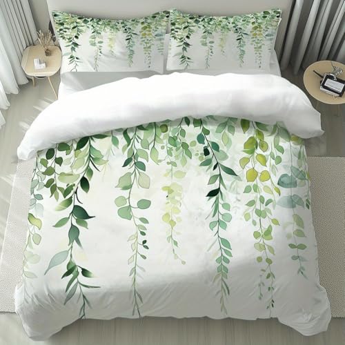 Parure de lit eucalyptus en microfibre supérieure avec finitions zippées
