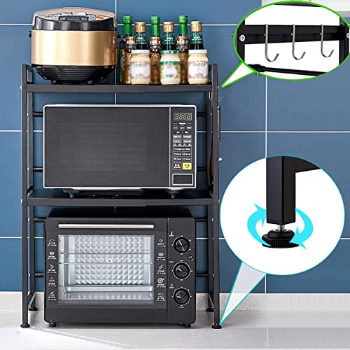 Étagère rétractable pour four à micro-ondes ajustable et stable charge 10kg - 5