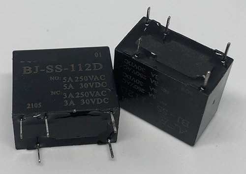 YLQUXEUV BJ-SS-112D (32F-1C-12V-5A) Relay 5 pins