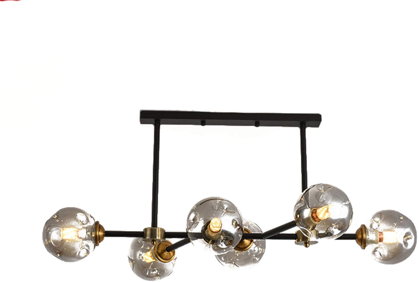 FZQSXAZU Gold Sputnik Chandeliers Modern Chandelier Old-Fashioned Industrial hting Ceiling hts Mid-Century Living Room Dining Bedroom-Black 99x15cm Made in China
