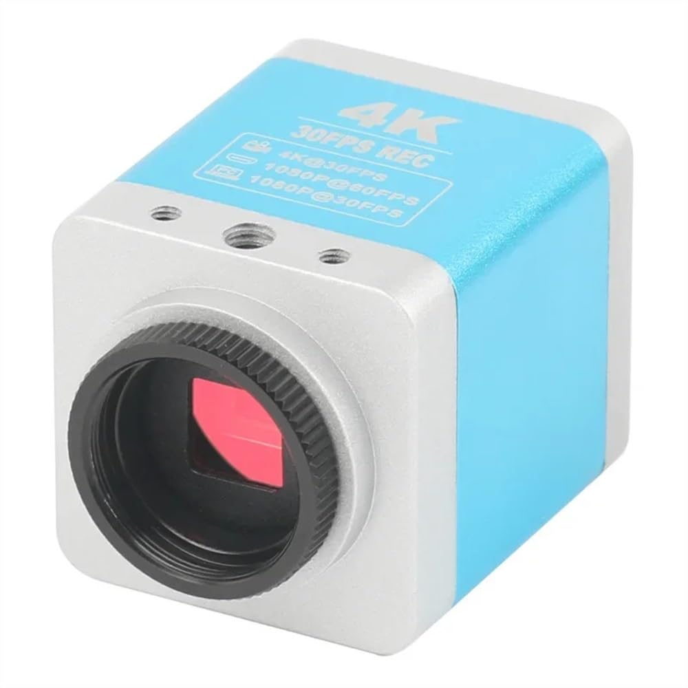 Mikroskop-Beobachtung, 10 MP, 4 K, 1080P, HDMI-Typ-C, PC, digitales Videomikroskop, C-Halterung, Kamera für Handy, PC, PCB, SMD, Tablet, Löt-Reparatur (130-fache Linse mit LED)