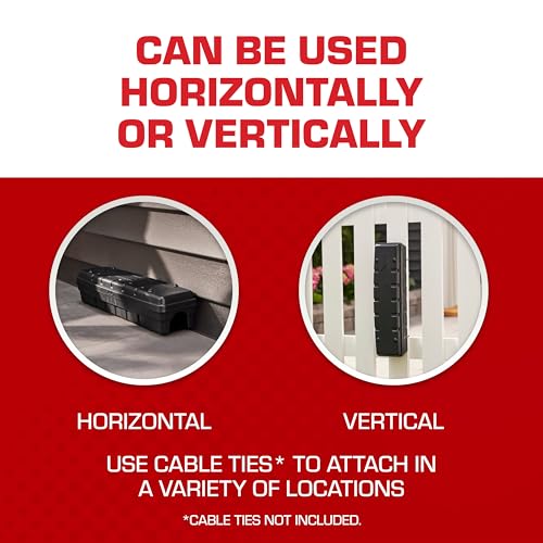Image of Tomcat Tunnel Trapping System | Rat & Mice Traps - 1 Tunnel Station and 2 Reusable Snap Traps