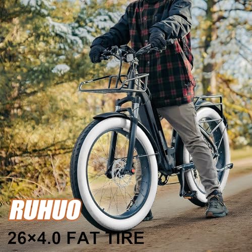2-Pack 26×4.0 Fat Bike Tire, 26 Inch Mountain Bike Tires &