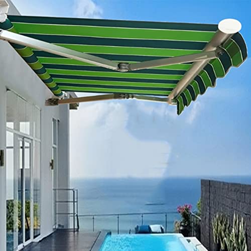 Tissu d'ombrage rétractable de rechange résistant en polyester pour auvent extérieur 13x4.9 - 2