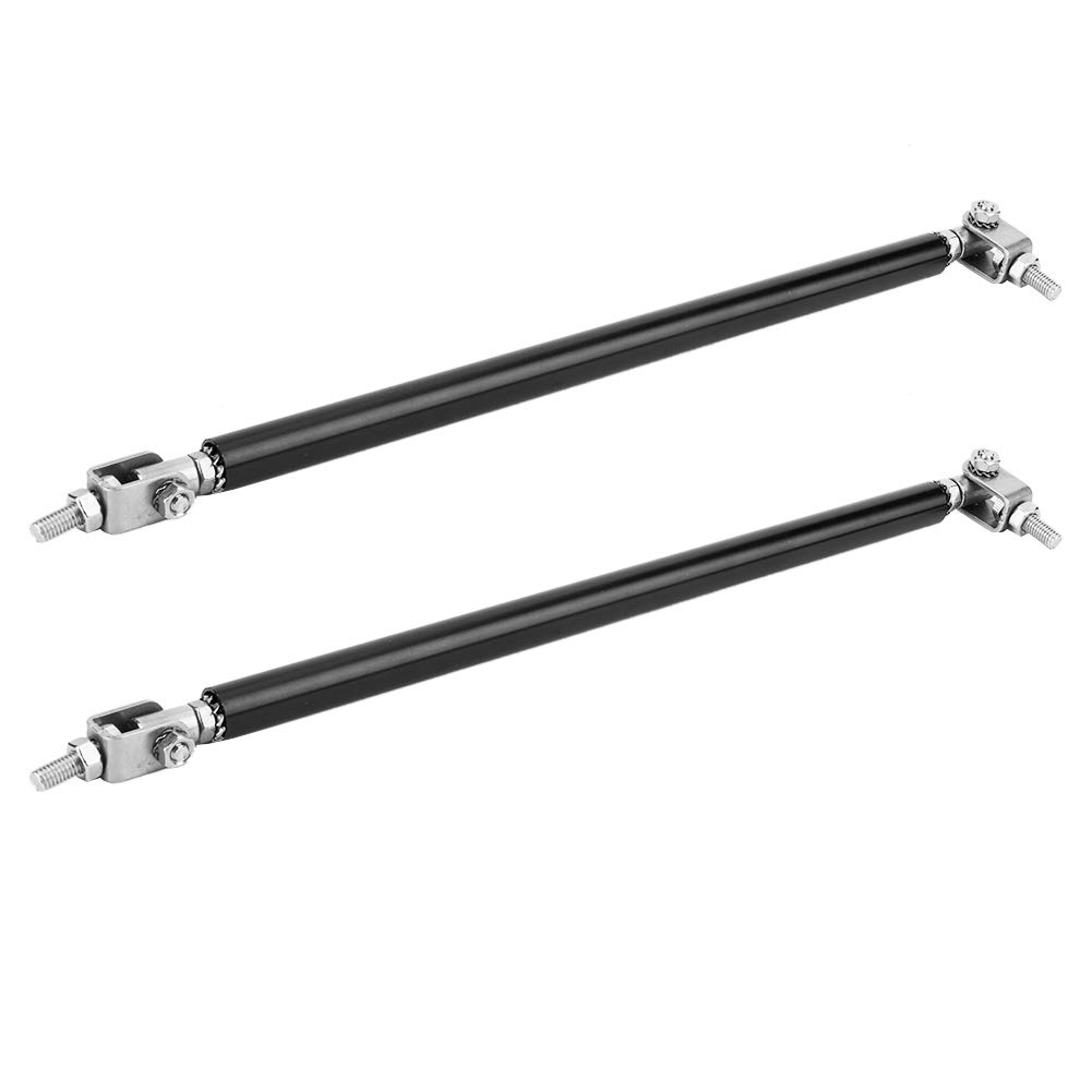 Aumotop Adjustable Stainless Steel Bumper Splitter Strut Rods for Improved Safety and Style, Suitable for Any Car, Truck, SUV, 2pcs