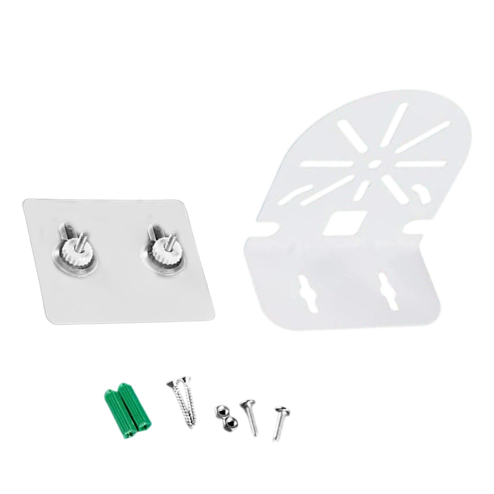 Steel Camera Bracket, Reinforced Hemispheric Dome Camera Mounting Plate Multi-Hole Design for Ceiling/Wall Security Wall Ceiling Mounting