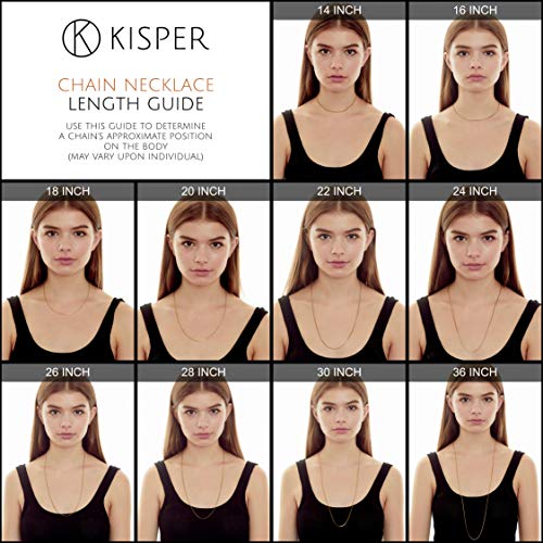 Kisper Sterling Silver Box Chain Necklace – Thin, Dainty, 925 Sterling Silver Jewelry For Women & Men With Spring Ring Clasp – Made In Italy, 18” #TOP5