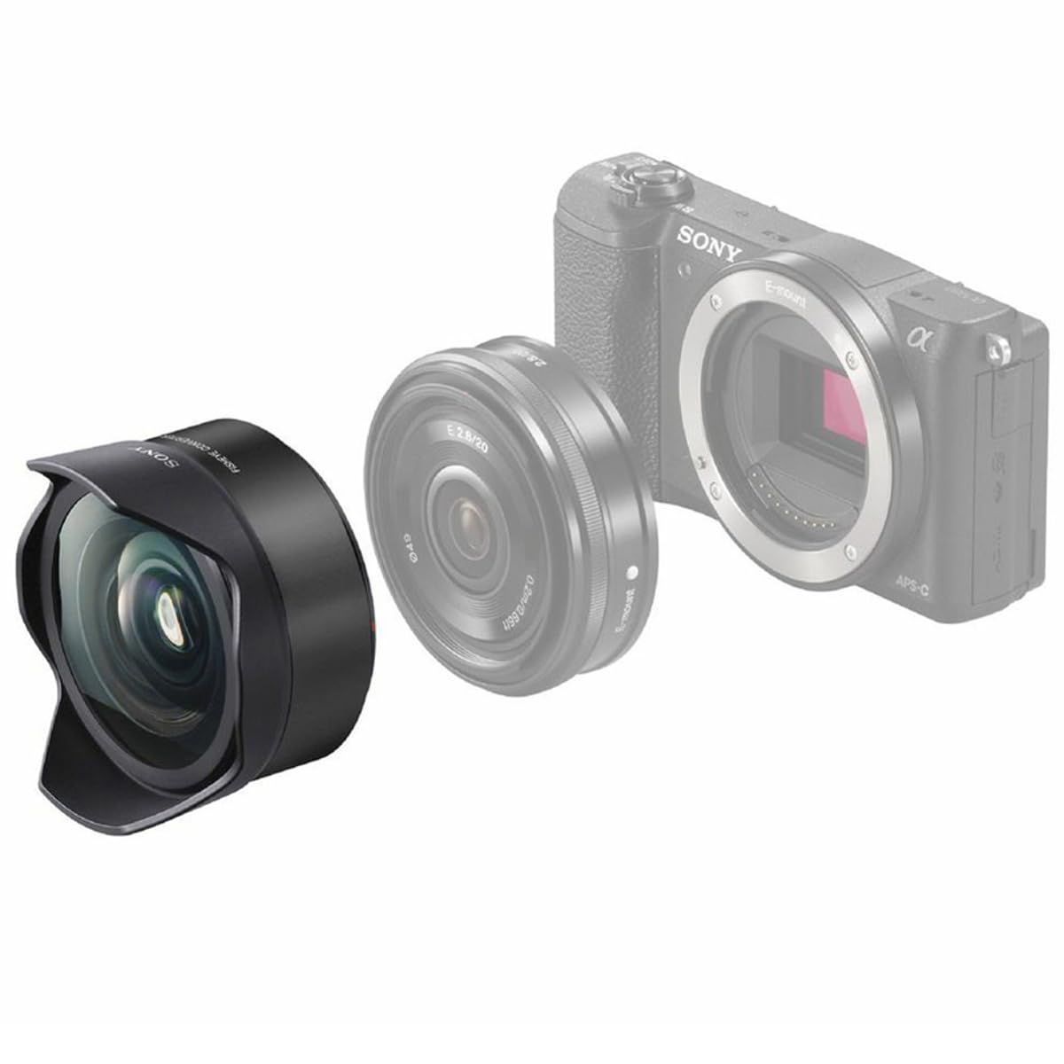(未使用･未開封品)　Sony vclecf2?10???13?mm f / 2.8???22魚眼レンズレンズ固定Prime魚眼レンズコンバータfor Sonyミラーレスカメラ kmdlckf Amazon.com : Sony VCLECF2 10-13mm f/2.8-22 Fisheye Lens Fixed