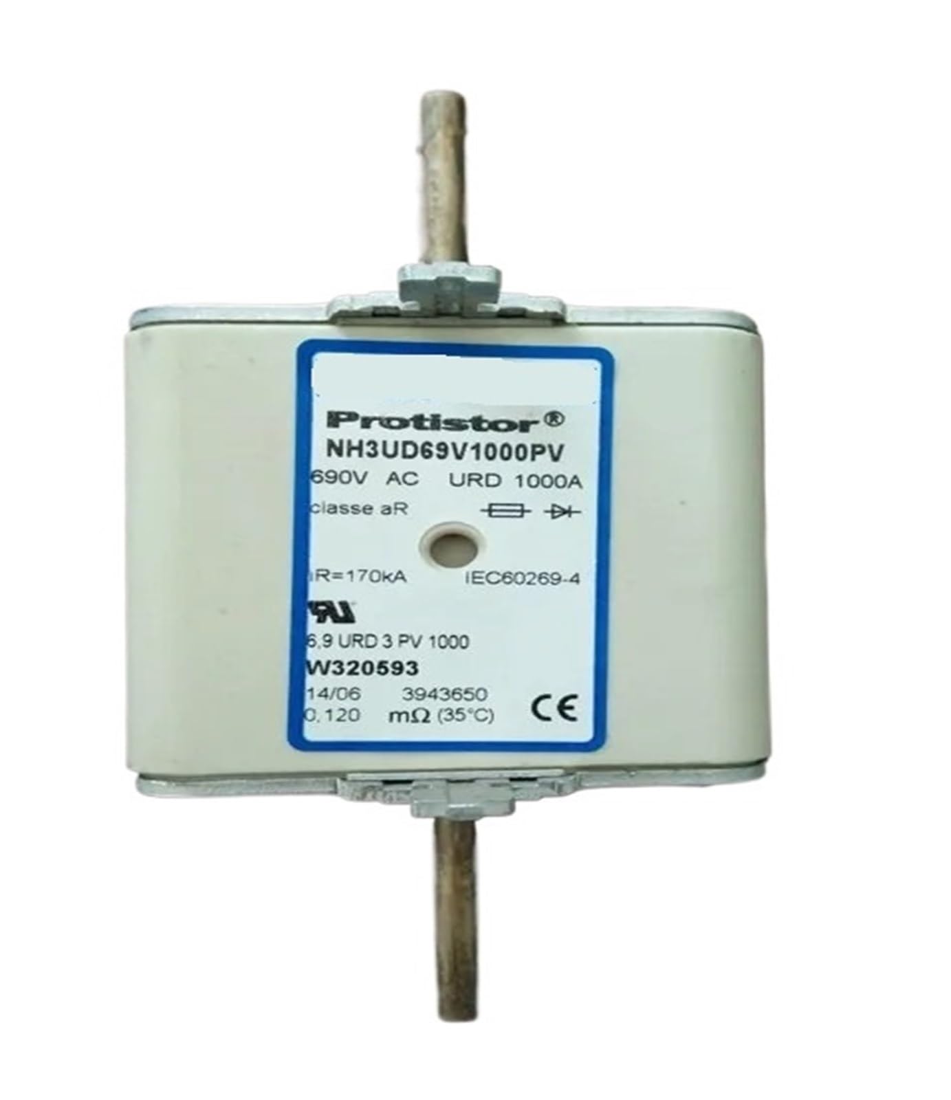 CHULKJFX Fuses NH3UD69V900PV 6.9 URD 3 PV 0900 V320592 NH3UD69V800PV T320591 NH3UD69V1000PV W320593 aR(NH3UD69V800PV T320591)