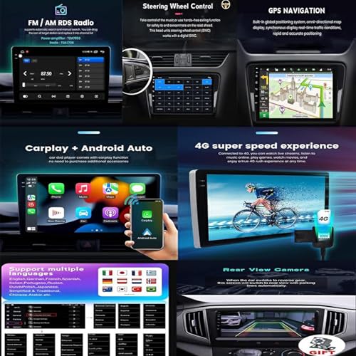 Autoradio Android Auto Kia Rio 3 avec écran tactile Bluetooth 4G - 6
