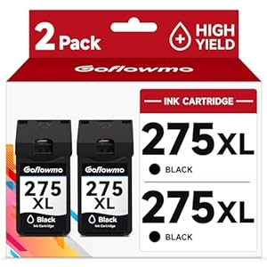 275XL PG-275XL – Cartucho de tinta negra de repuesto para Canon 275 275XL PG-275 PG275XL de alta capacidad compatible con PIXMA TR4720 TR4700 TR4722 TS3522 TS3500 TS3720 Cartucho de tinta de impresora