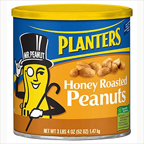 Planters Honey Roasted Peanuts - 52oz Can