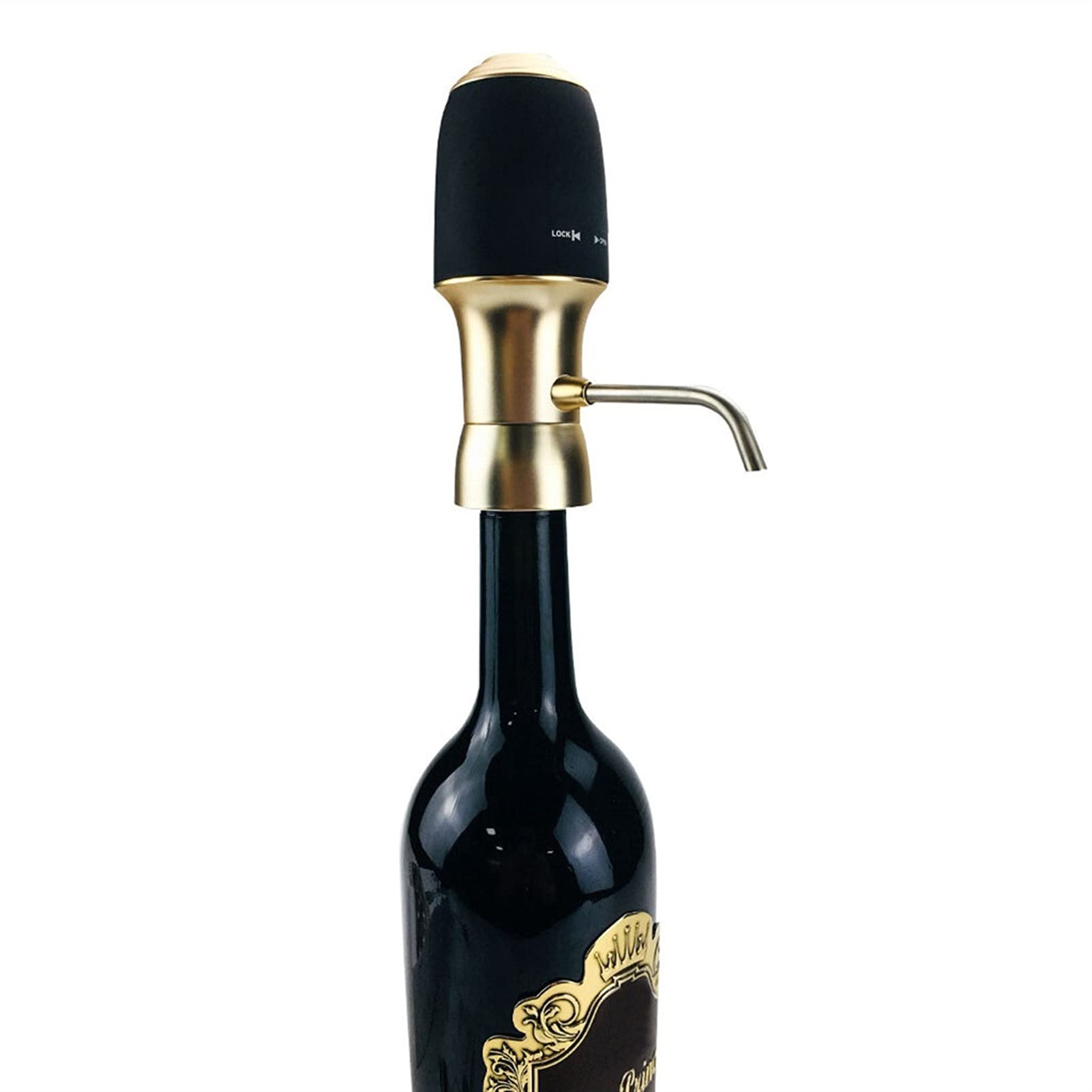 Verificadores de licores Wine Pourer Intelligent Decanter Wine Aeroator Wine Regals One-Touch Portátil Presión Aire Aireador Aireador Cocina Herramienta Restaurantes, Buques de Vino.
