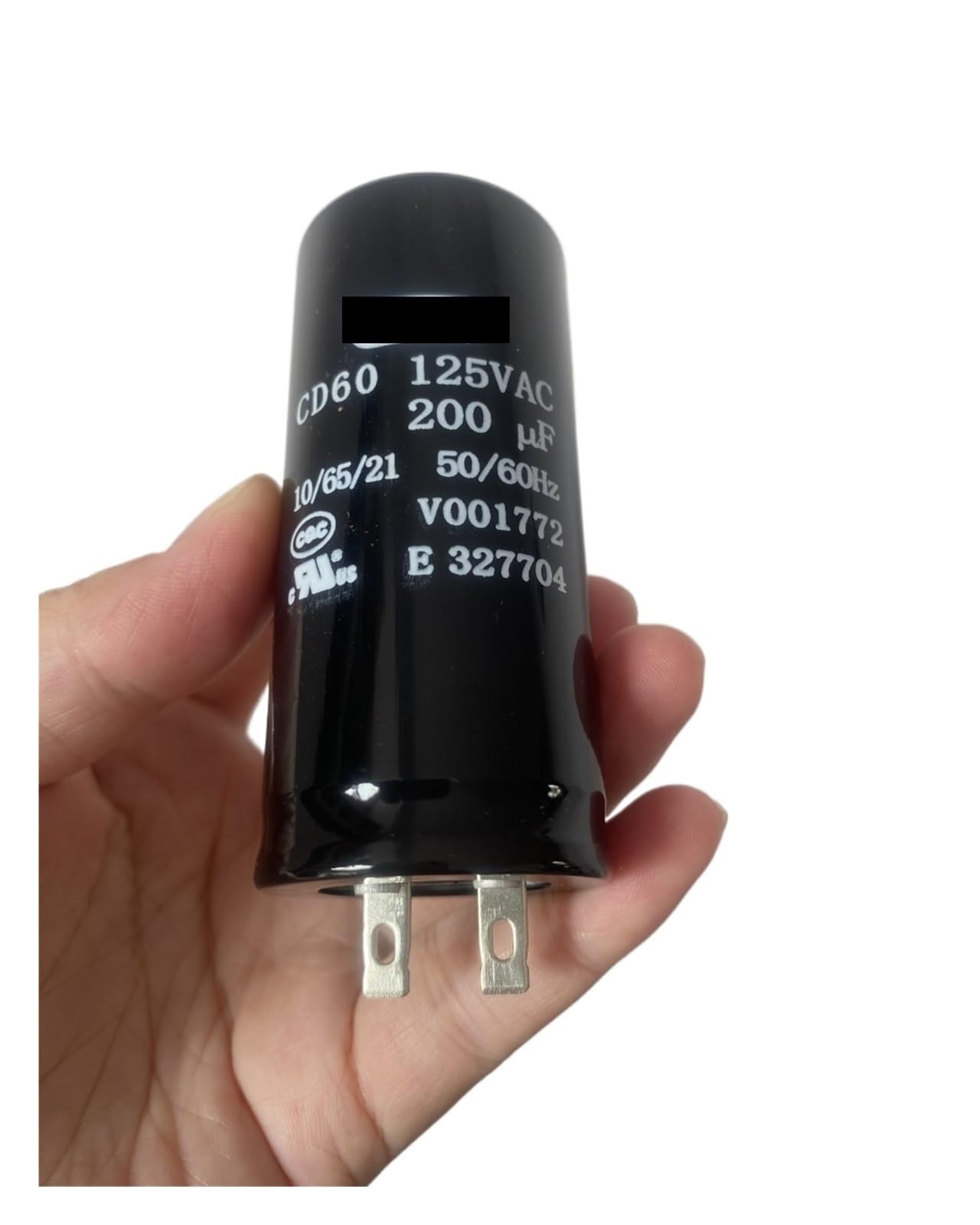 KSZHZYMGX CD60 110V 125V 150UF/200UF/300UF/400UF/500UF motor start capacitor CD60(125VAC 150UF)