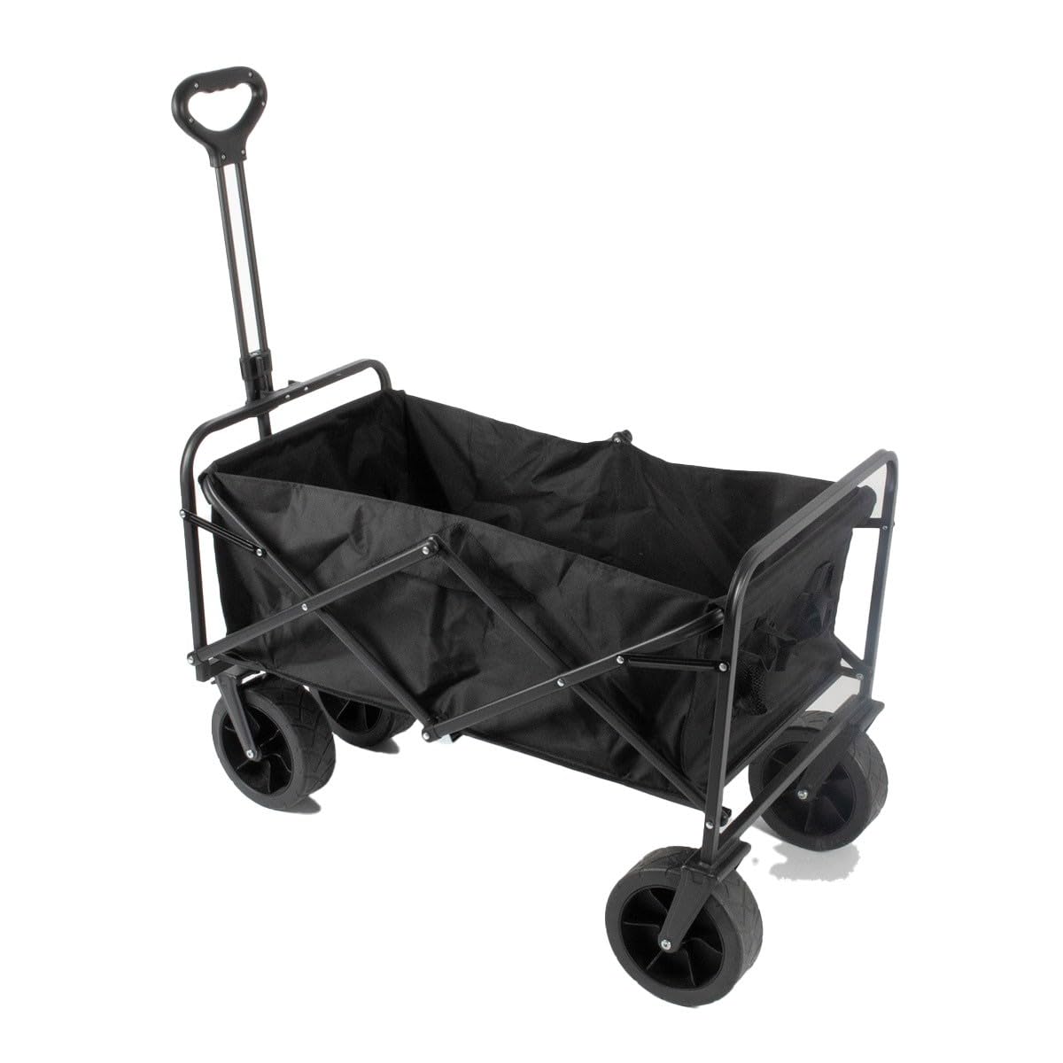Uniwersalny składany wózek transportowy 402L Tkanina OXFORD Koła terenowe 8" Obciążenie 50 kg Wózek ogrodowy Camping Plaża