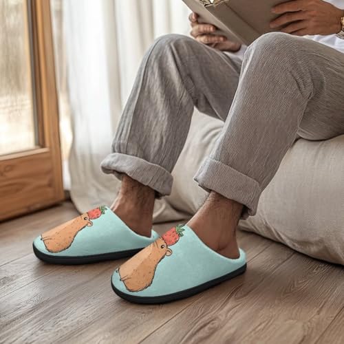 Fuzzy Slippers for Women Men Warm Fluffy Plush House Slippers Lightweight Non-slip Home Shoes Comfy Bedroom Slippers Cartoon Slippers2