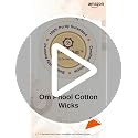 Image of Om Phool Batti Long Cotton Wicks for Diya, Lambi Batti for Puja, (Pack of 1, White) (1500)