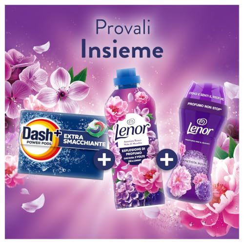 Lenor Ammorbidente Lavatrice Concentrato 440 Lavaggi (8X55), Ametista Rosa E Note Di Muschio, Freschezza Che Dura 3 Volte Più A Lungo Con Tecnologia Olii Profumati - Immagine 5