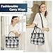 MIYCOO Lunch Bag Lunch Box Women - Leakproof Insulated Lunch Cooler Bag for Women - Large Lunch Tote Bags Adults, Checkered Black and White
