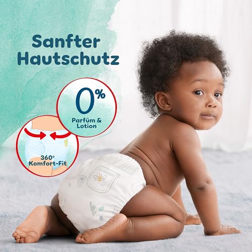 Pampers Harmonie Pants Größe 4, 168 Windeln, 9kg-15kg, sanfter Hautschutz und 360° Komfort-Fit – Ansicht 5