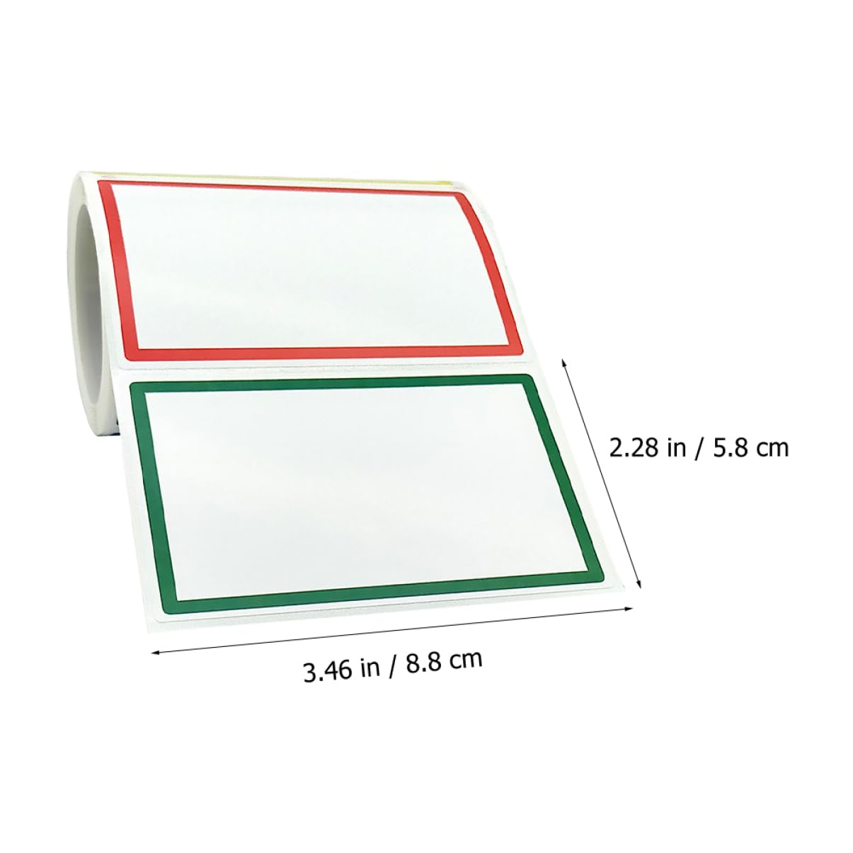 Operitacx 10rouleaux Roll De Stickers Adhésifs Pour Noms Étiquettes Autocollantes Blank Décoratives Pour Et Activités Manuelles