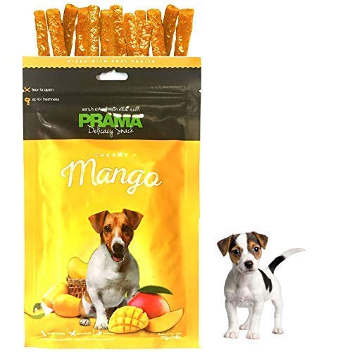Buy Prama Creamy Mango Dog Treats, 70gm Online at Low Prices in India