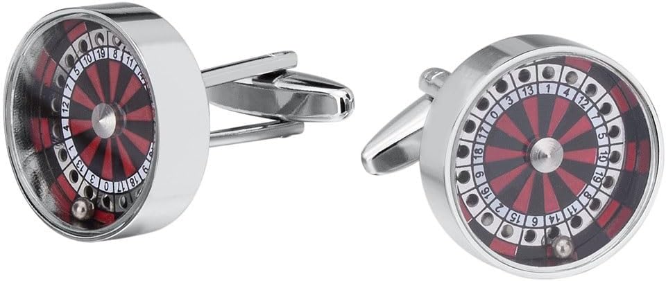 French Shirt Cufflinks Men's Cuffs Russian Big Turntable Cufflinks