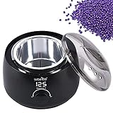 waxkiss Wax Warmer, Digital Wax Warmer for Professional Hair Removal with See-Through Lid and 14oz Pot