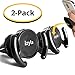 izyla Pop Socket Car Mount for Cell Phone [2 Pack] - Pop Socket Holder Air Vent designed for Android or iPhone with Pop Clip | Sturdy Car Vent Mount with 360 Grip & Lock for GPS Navigation [2 Mounts]