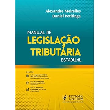 Capa do livro Manual de Legislação Tributária Estadual