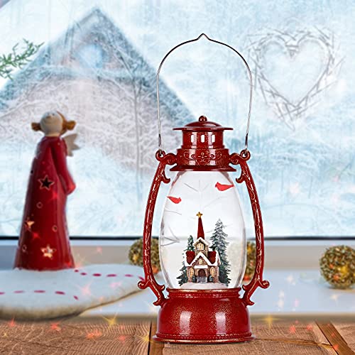 Melunar 062 Snow Globe, Christmas Snow Globe Lantern thumb #4