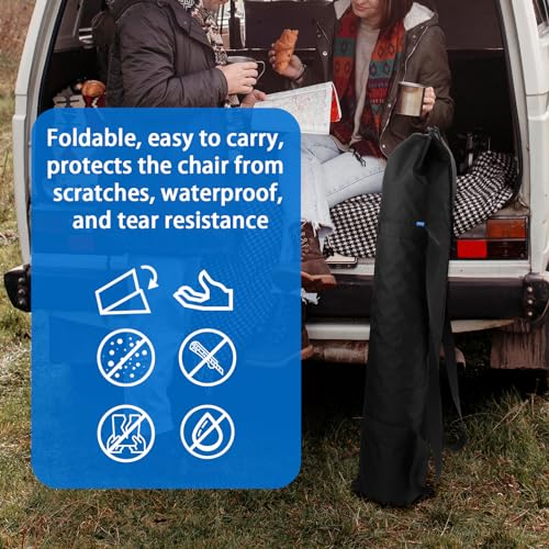 Bolsa de repuesto para silla de camping plegable con correas dobles 6