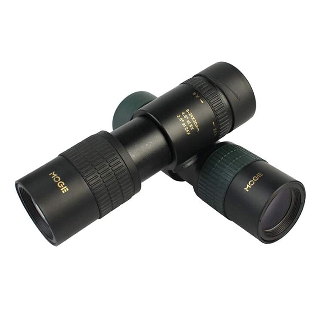 Monoculaire Zoom télescopique 8-24 X 30, Mini télescope en métal, monoculaire HD Portable pour l'observation des Oiseaux, la Chasse, Le Camping Little Surprise