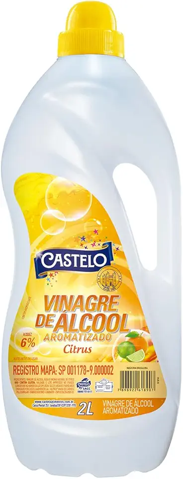 Vinagre de Álcool Aromatizado Citrus 6% Castelo 2l