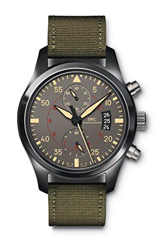 IWC Men's Swiss Automatic Watch with Stainless Steel Strap, Black (Model: IW388002)