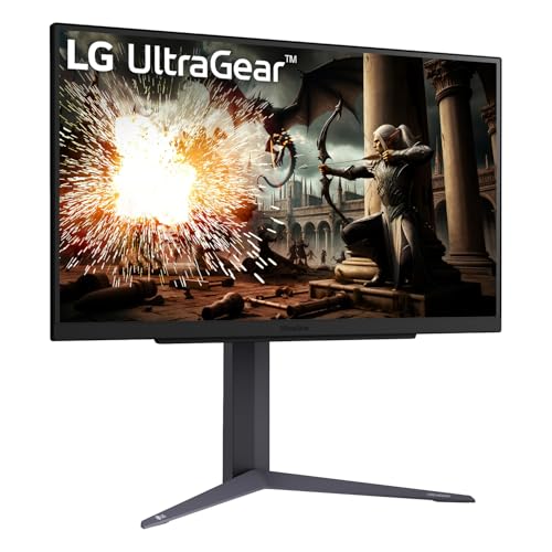 Image of LG 27GS75QX-B 27-inch Ultragear QHD (2560x1440) Gaming Monitor, 180Hz (O /C 200Hz), 1ms, IPS, NVIDIA G-SYNC Compatible, AMD FreeSync, HDR10, Tilt /Height /Pivot Stand, HDMI, DisplayPort, Black