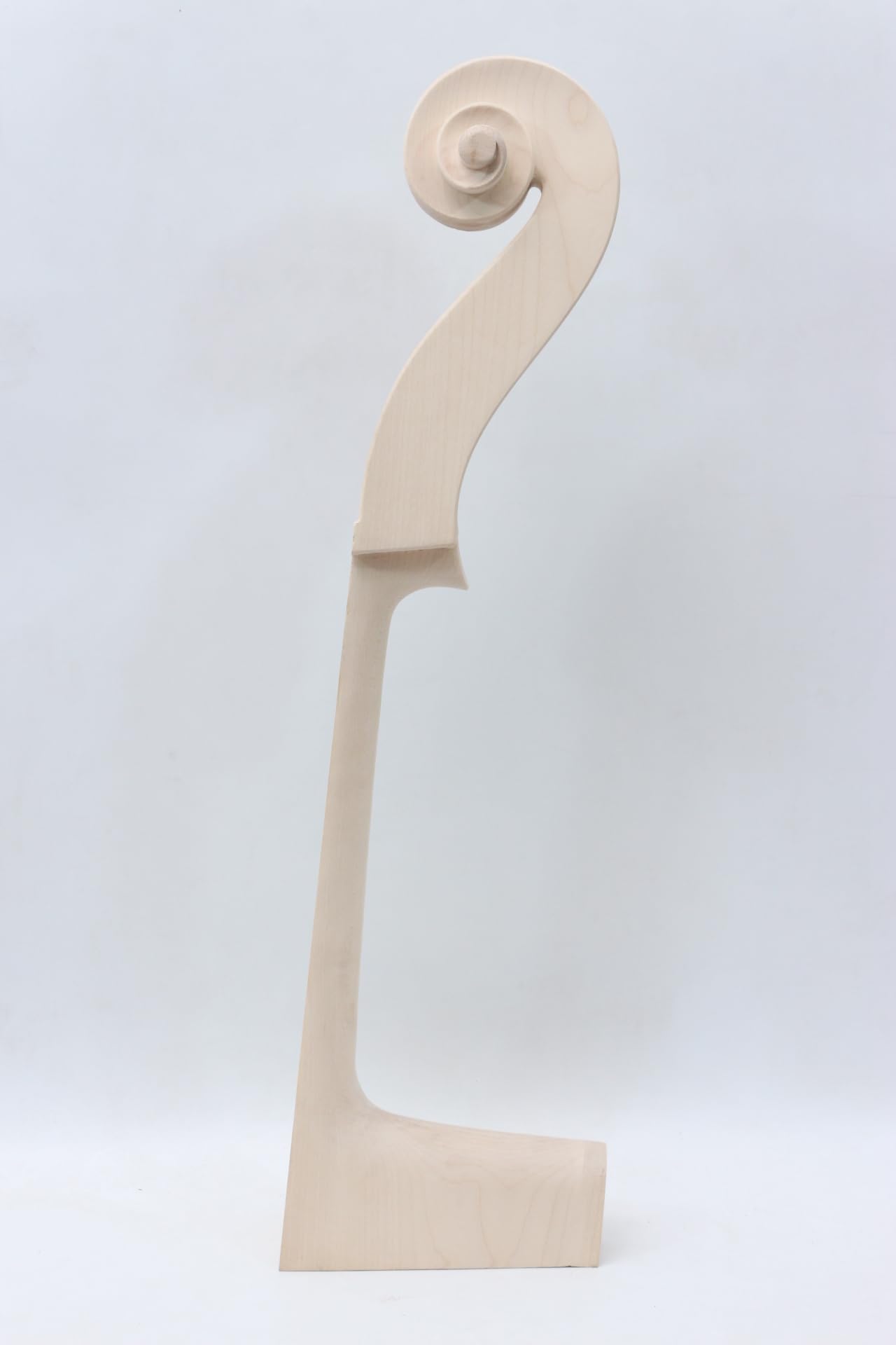 3/4 Upright Bass Griffbrett Palisander Ahorn Holz Bass Hals Kopf Kontrabass Teile (Hals)