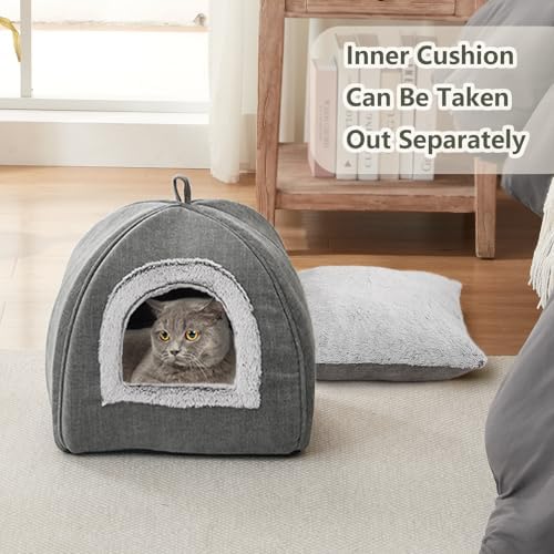 Cat Bed Cave-Cat Beds for Indoor Cats,Kittens and — packaging and what arrives in the box