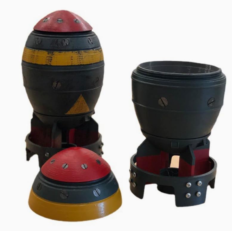 Tirelire bombe nucléaire créative, le cadeau idéal pour passionnés de jeux vidéo