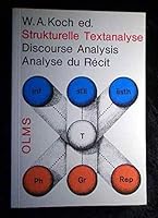Strukturelle Textanalyse - Analyse Du Recit - Discourse Analysis 3487042916 Book Cover