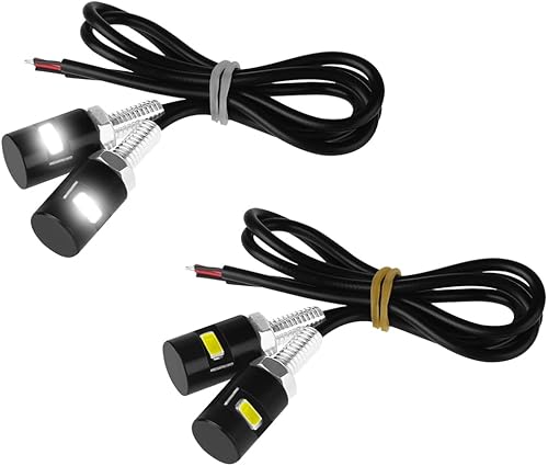 Miniatura 1 de 4 luces de matrícula, superbrillantes de 12 V, perno de tornillo, lámpara LED, bombillas LED blancas impermeables legales para automóvil,