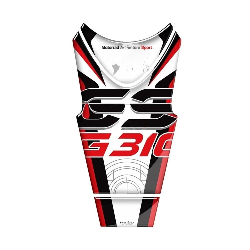 Motorcycle Fuel Tank Cap Sticker Motorcycle Gas Tank Pad Protector Case for B&M&W Motorrad G310GS G310 GS 2018-2021 40 Year