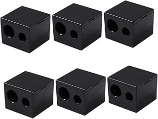 HONMEET 6 Pçs Caneta Apontador De Lápis De Sobrancelha Ferramentas De Maquiagem Delineador De Lábios Pequeno Buraco Apontador De Maquiagem Cosméticos Compõem Apontador De Lápis Delineador