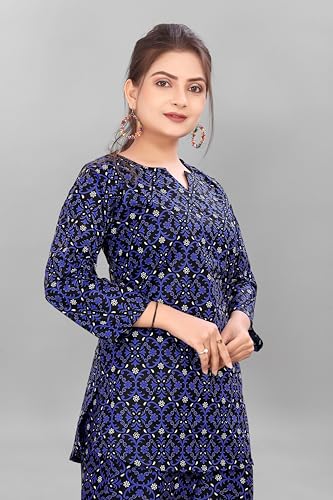 Image of Women's Pure Cotton Top and Pyjama Set