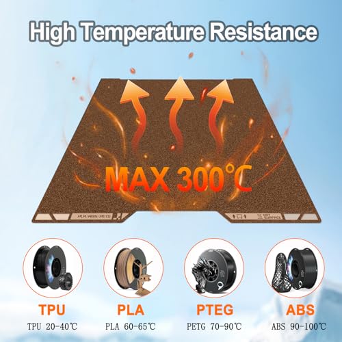 Image of 355x346mm Black PEI Double Side Build Plate for Bambu Lab H2S /H2D, 3D Printer Parts Textured PEI Spring Steel Plate Print Bed for Bambulab H2D 3D Printers