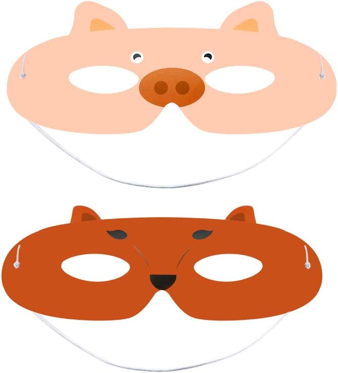 40 Pack White Paper Eye Masks, DIY Blank Plain Masquerade Mask for Costume Party - Image 5