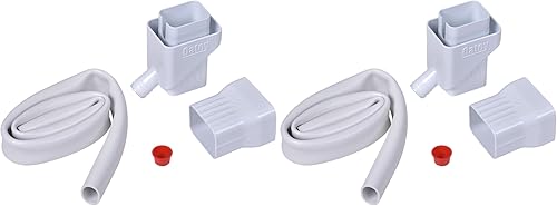 Oatey Mystic Rainwater Collection System, 2 pulg. x 3 in., Blanco (Paquete de 2)