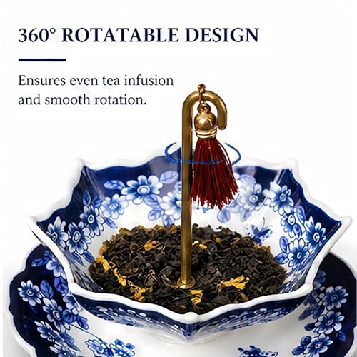 Passoire à en céramique rotative pour thé design de maison